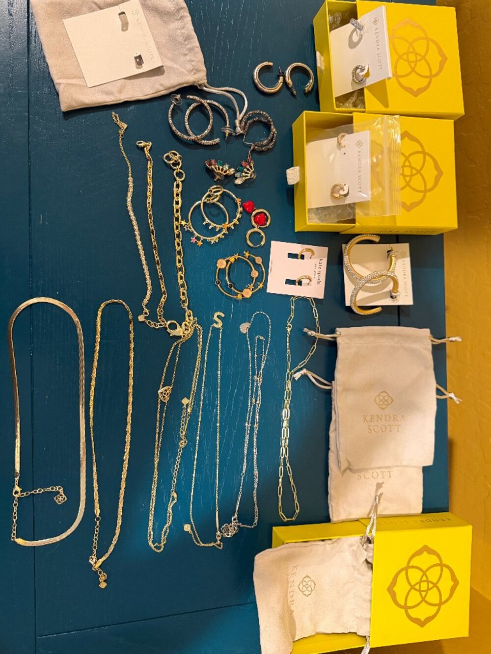 Huge lot jewelry-- Kendra Scott, Kate Spade, Brighton and more